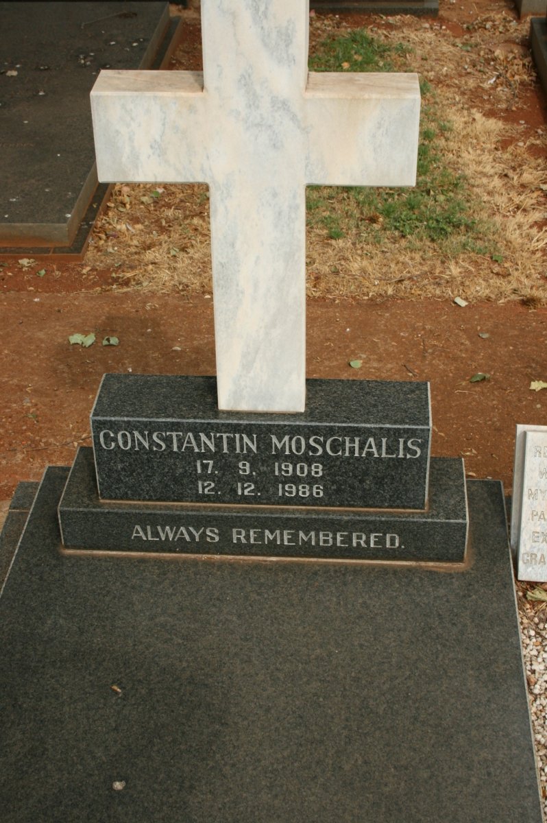 MOSCHALIS Constantin 1908-1986