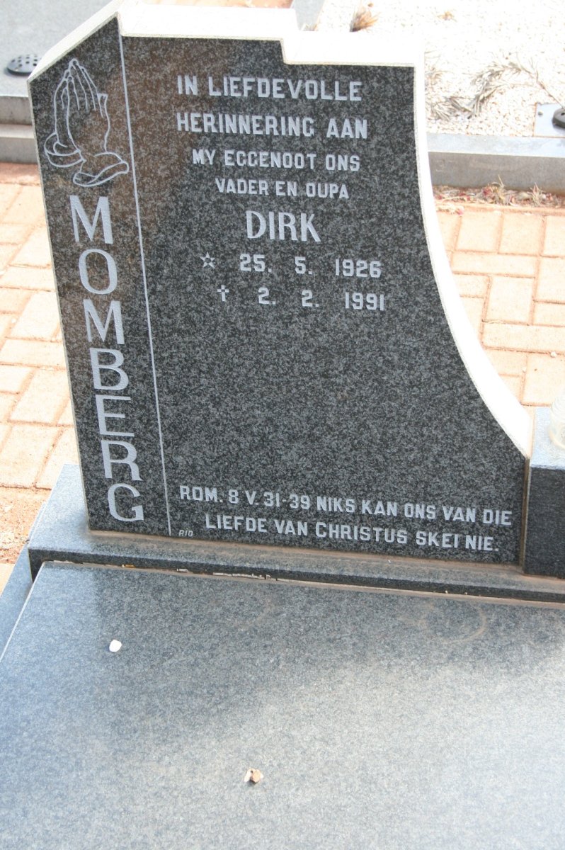 MOMBERG Dirk 1926-1991
