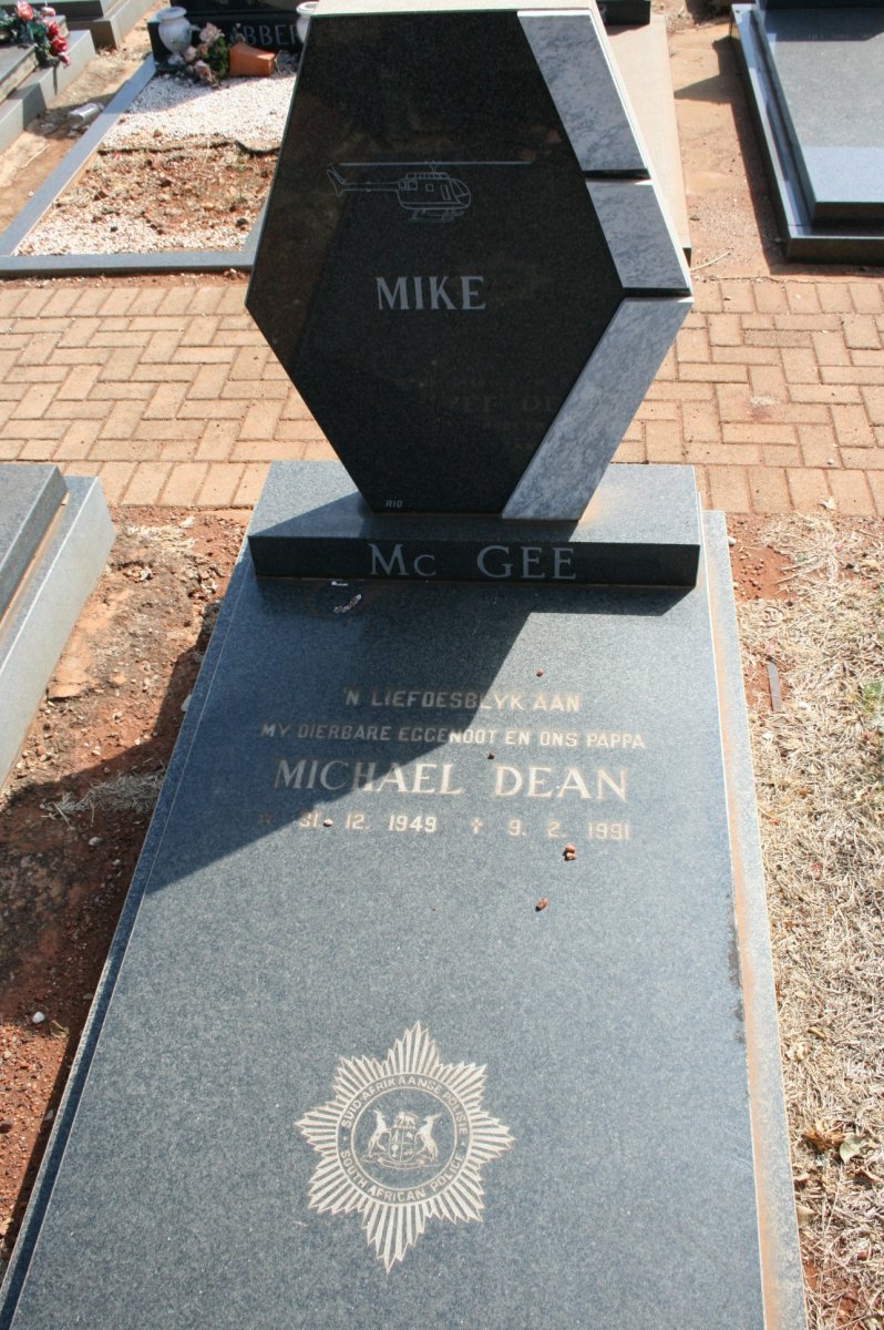 McGEE Michael Dean 1949-1991