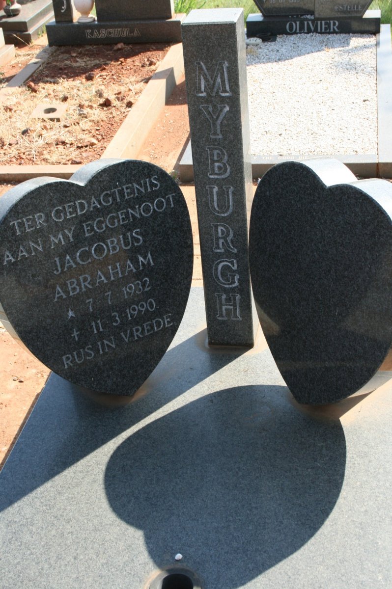 MYBURGH Jacobus Abraham 1932-1990