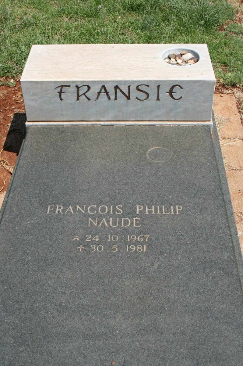 NAUDÉ Francois Philip 1967-1981