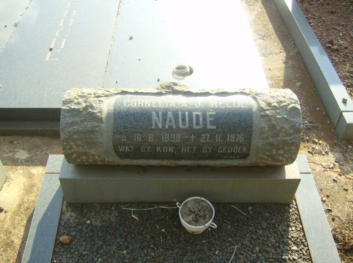 NAUDÉ Cornelia A.J. 1899-1976
