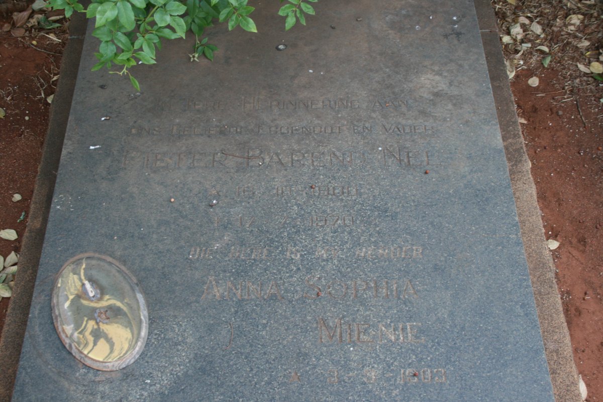 NEL Pieter Barend 1912-1970 &amp; Anna Sophia MIENIE -19?3