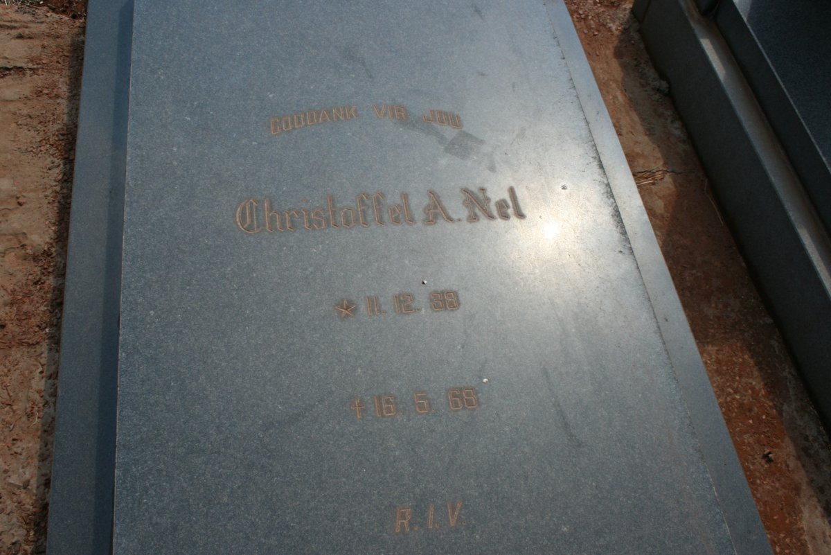 NEL Christoffel A. 1938-1968