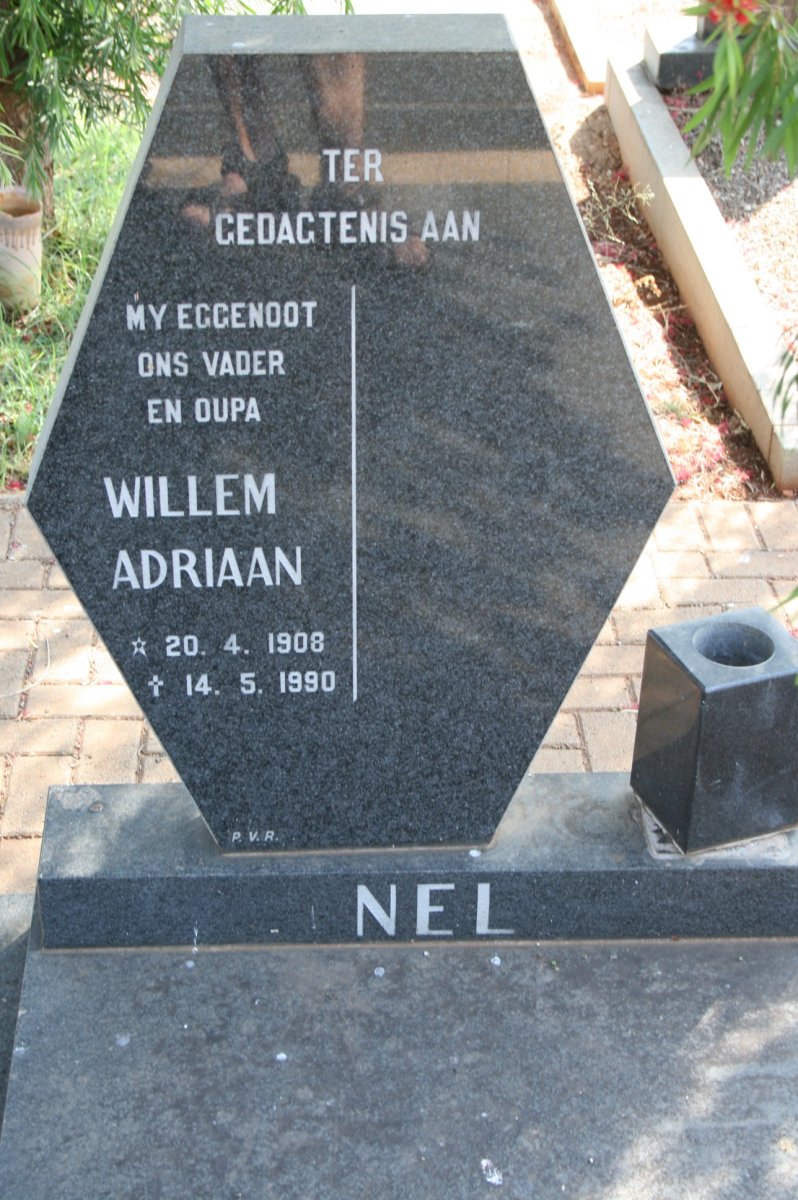 NEL Willem Adriaan 1908-1990