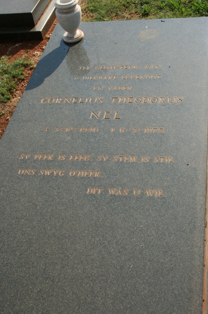 NEL Cornelius Theodorus 1940-1975