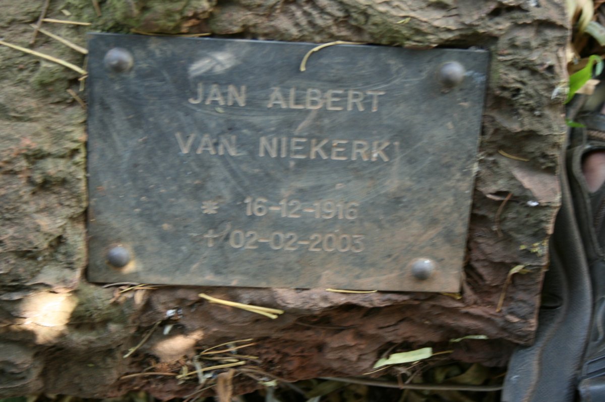 NIEKERK Jan Albert, van 1916-2003