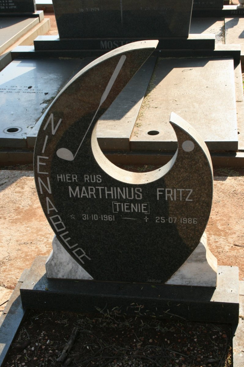 NIENABER Marthinus Fritz 1961-1986