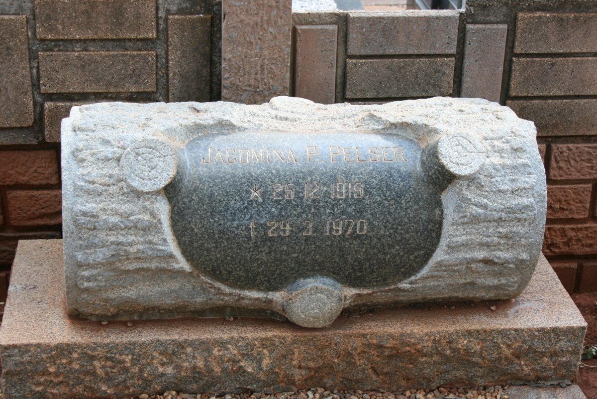 PELSER Jacomina P. 1919-1970