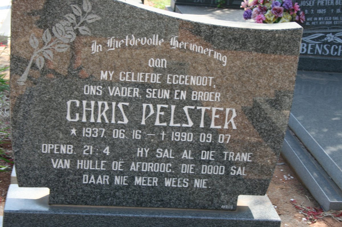 PELSTER Chris 1937-1990