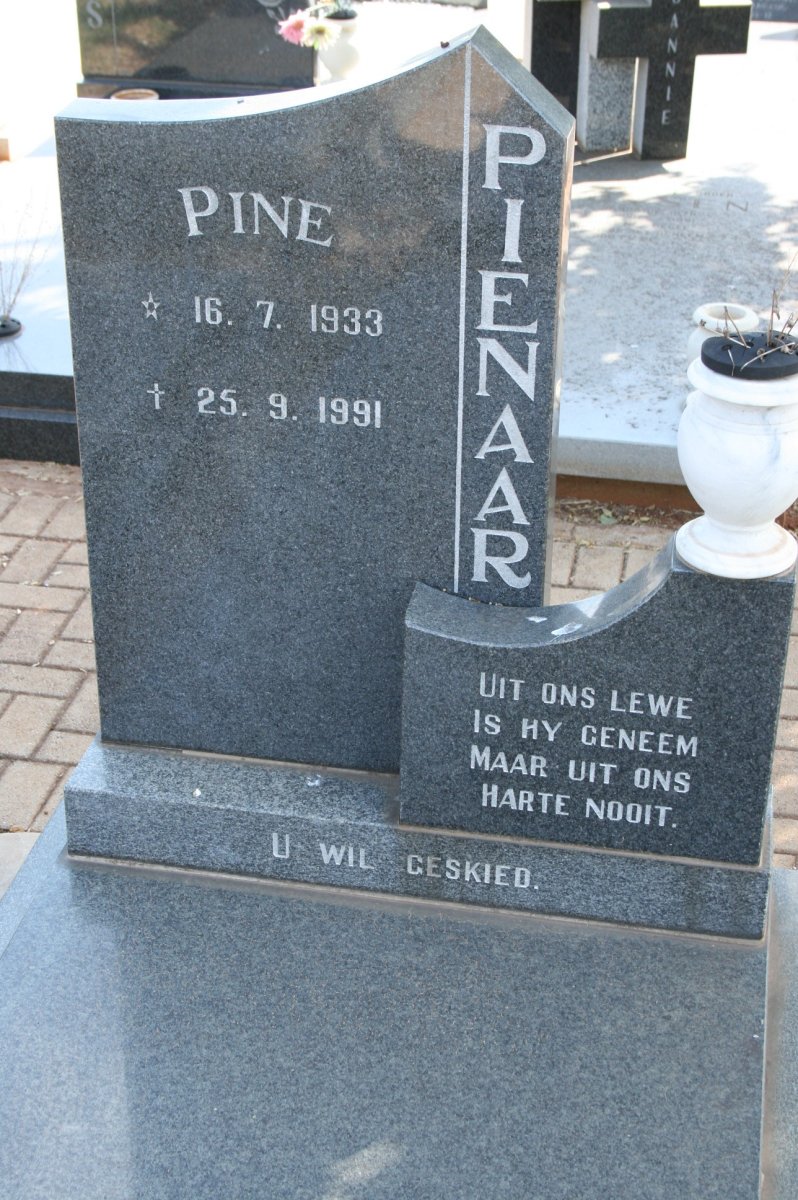 PIENAAR Pine 1933-1991