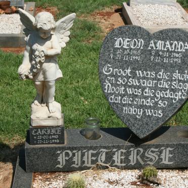 PIETERSE Deon 1965-1993 &amp; Amanda 1965-1993 :: PIETERSE Carrie 1993-1993