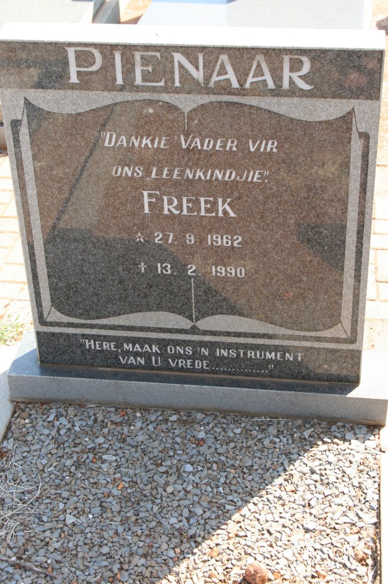 PIENAAR Freek 1962-1990