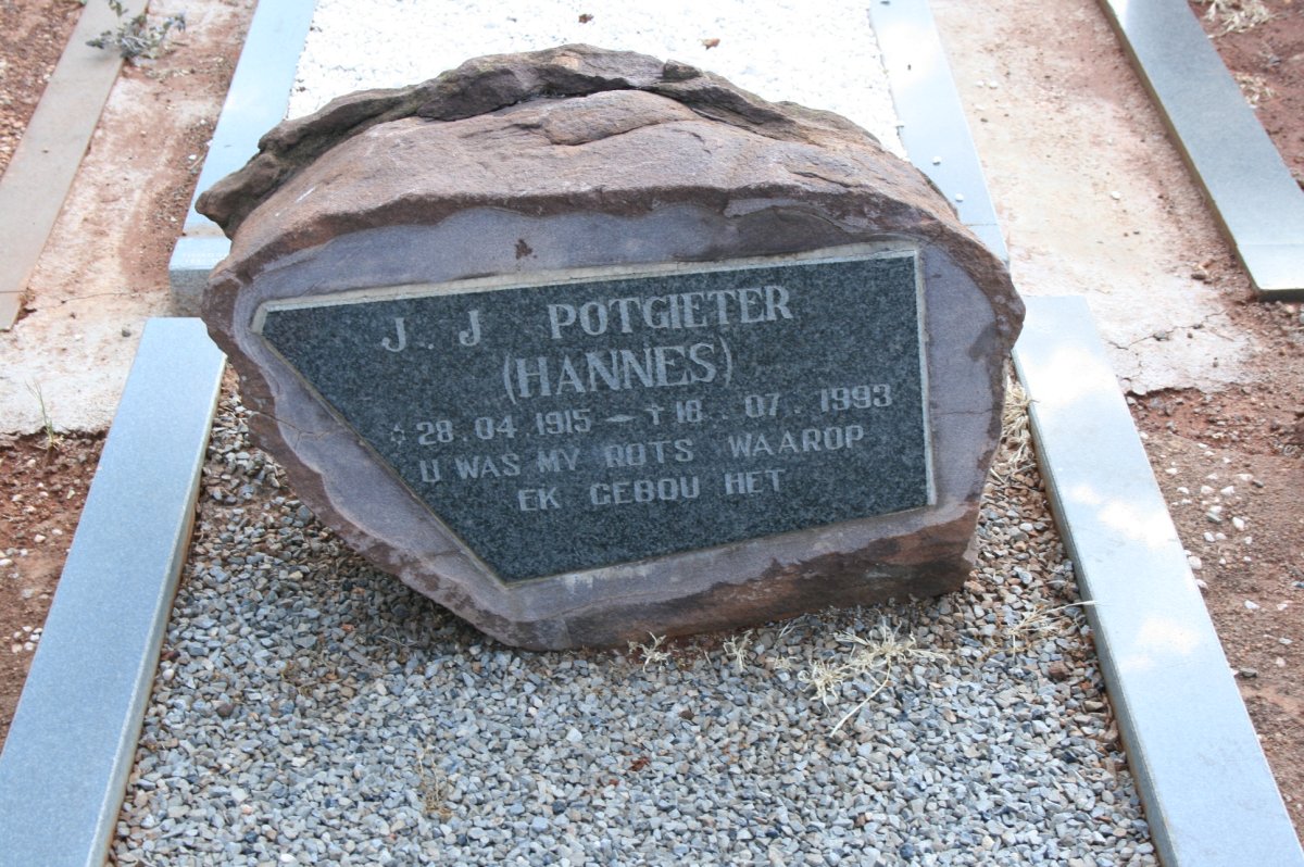 POTGIETER J.J. 1915-1993