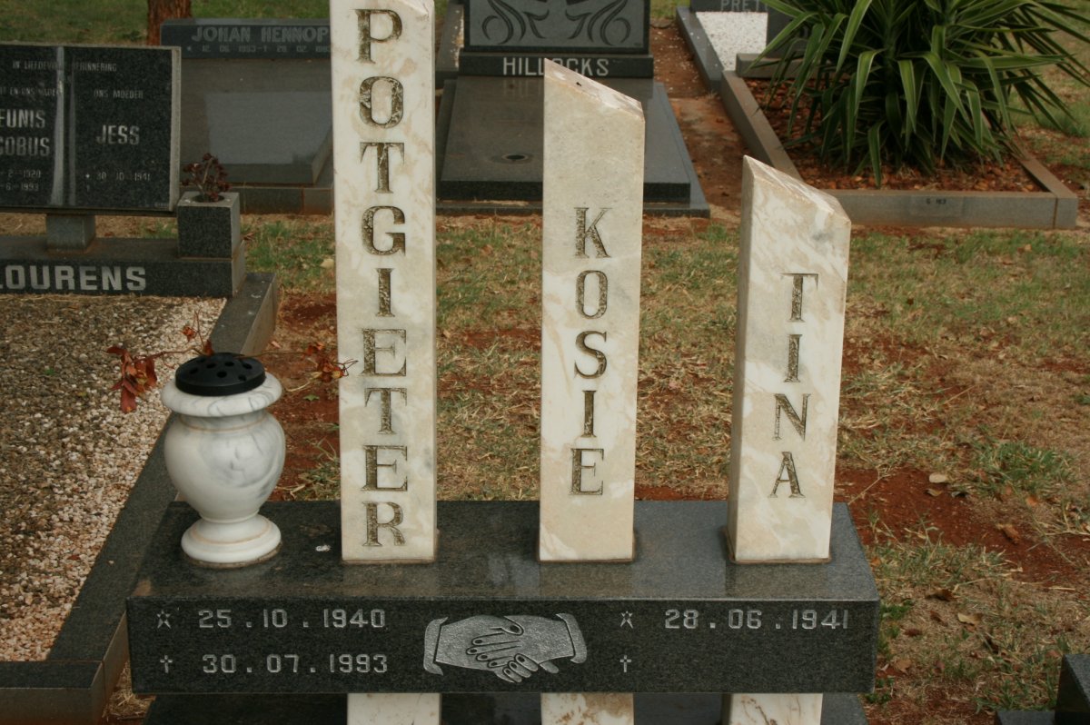 POTGIETER Kosie 1940-1993 &amp; Tina 1941-