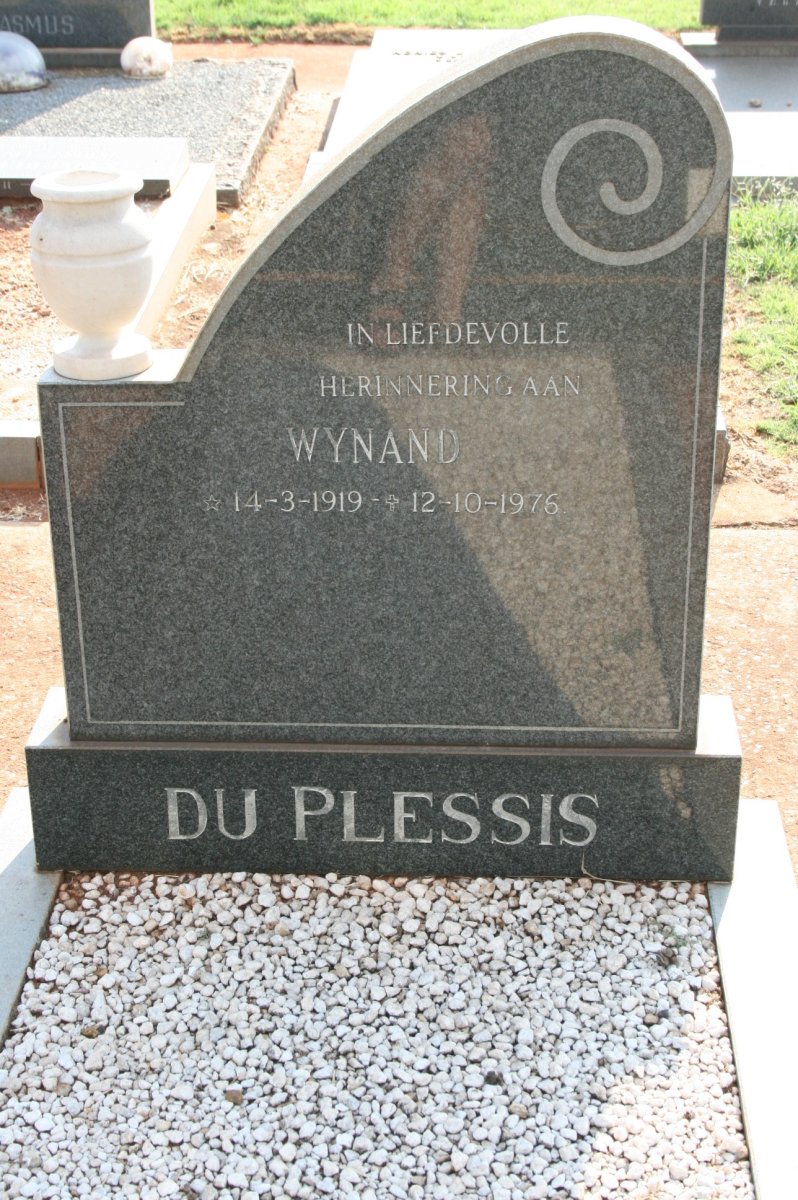 PLESSIS Wynand, du 1919-1976
