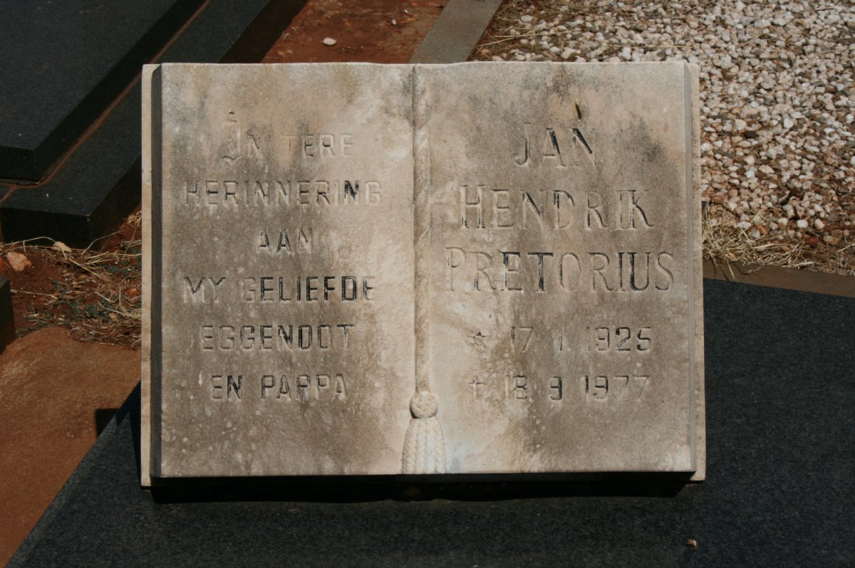 PRETORIUS Jan Hendrik 1925-1977