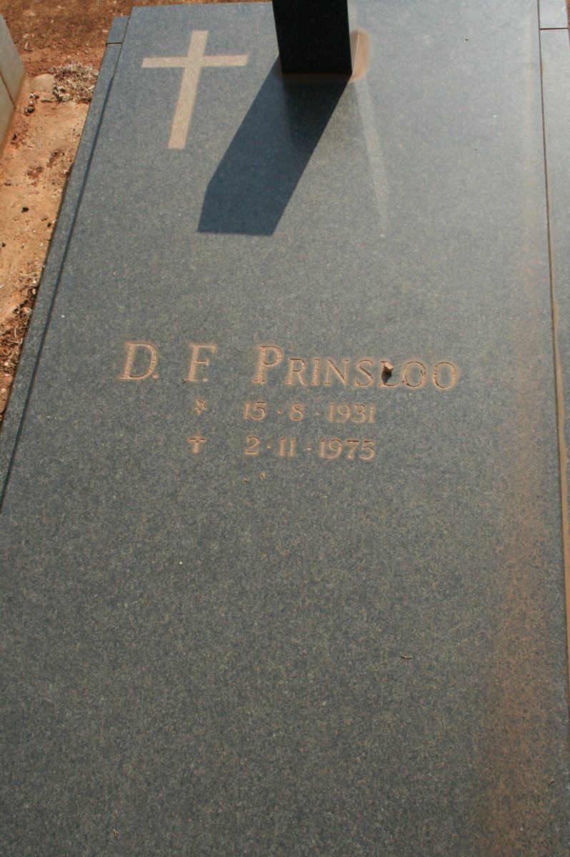 PRINSLOO D.F. 1931-1975