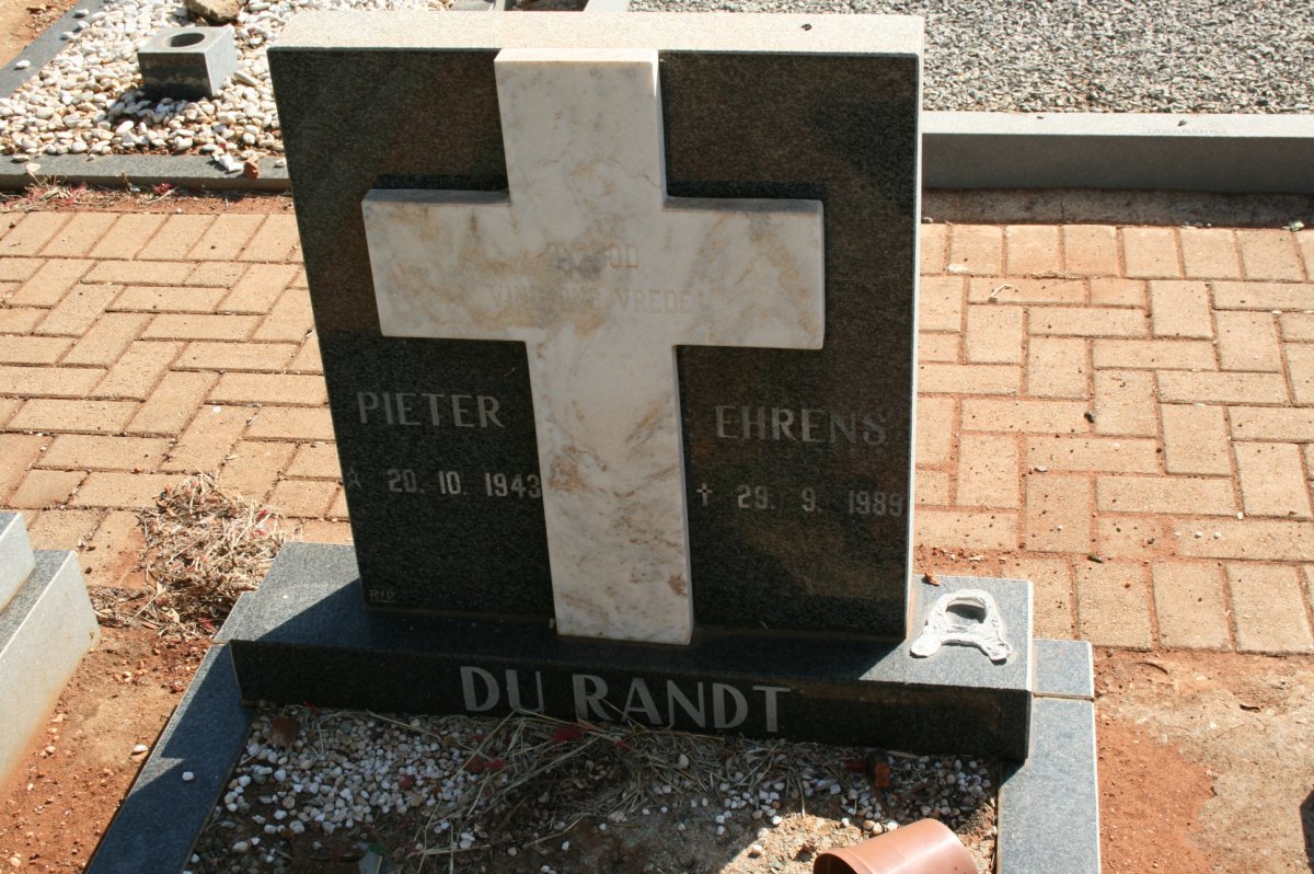 RANDT Pieter Ehrens, du 1943-1989