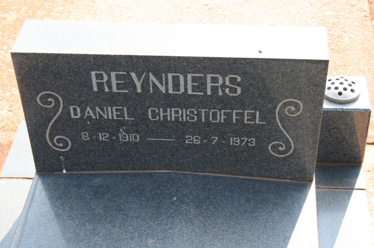 REYNDERS Daniel Christoffel 1910-1973