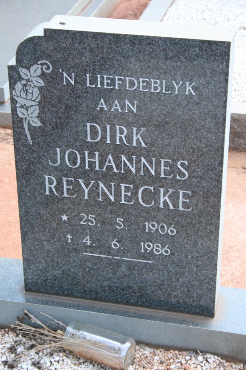REYNECKE Dirk Johannes 1906-1986