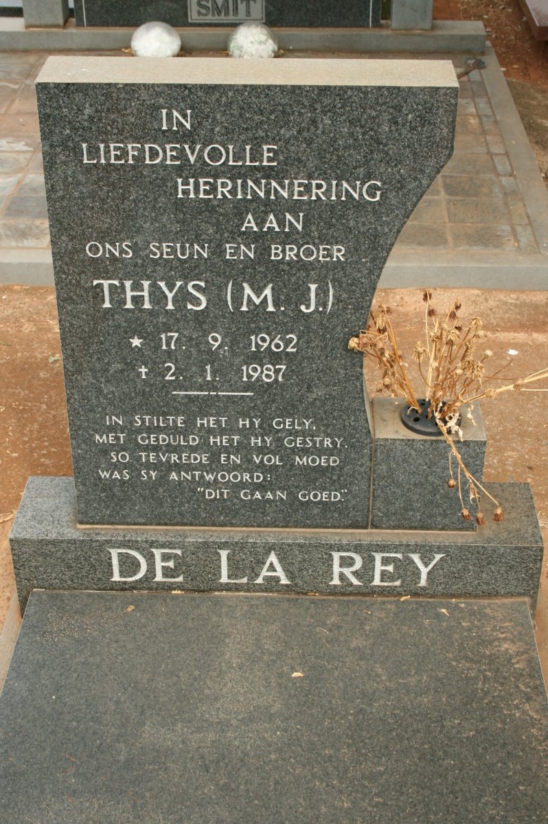 REY M.J., de la 1962-1987