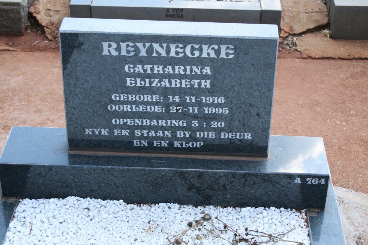 REYNECKE Catharina Elizabeth 1916-1995