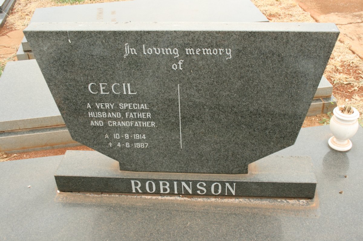 ROBINSON Cecil 1914-1987