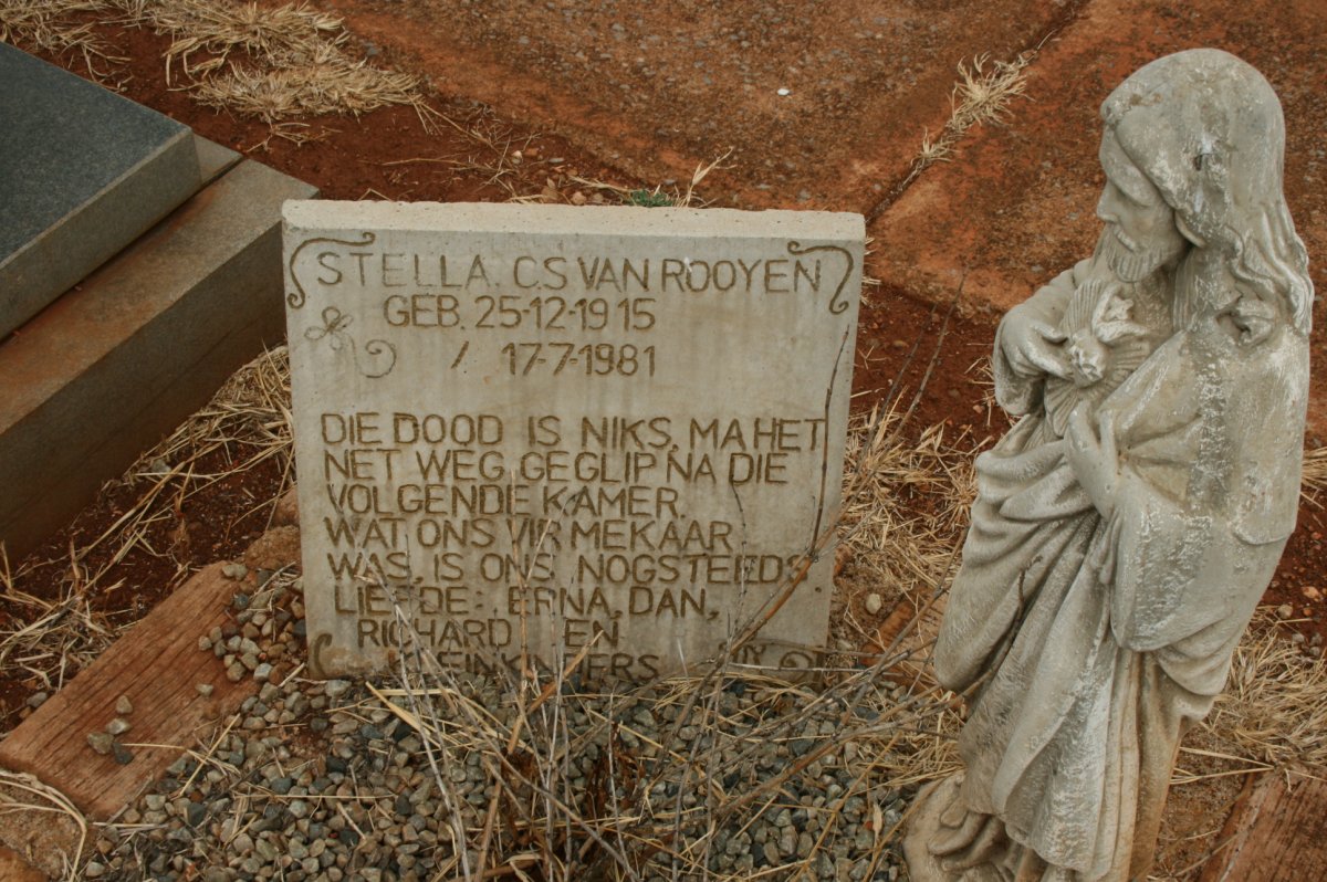 ROOYEN Stella C.S., van 1915-1981