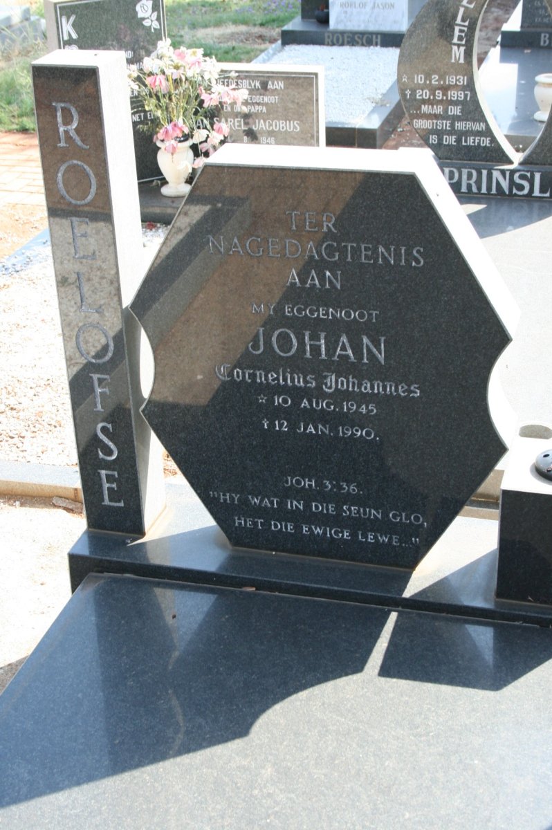 ROELOFSE Cornelius Johannes 1945-1990