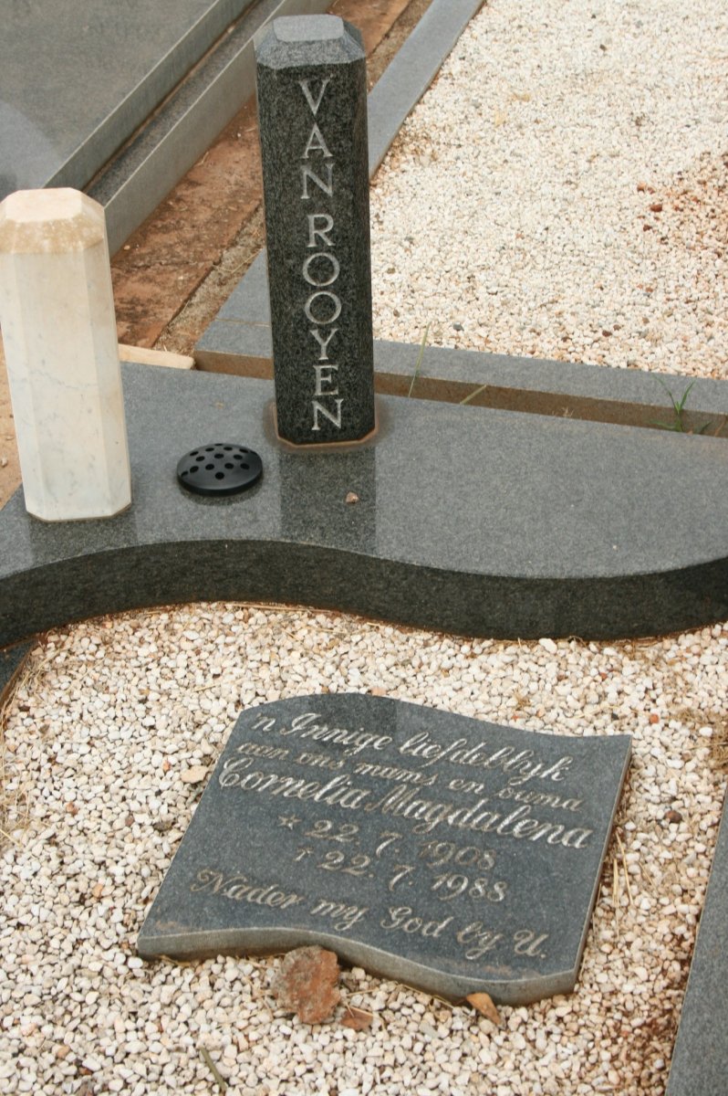 ROOYEN Cornelia Magdalena, van 1908-1988