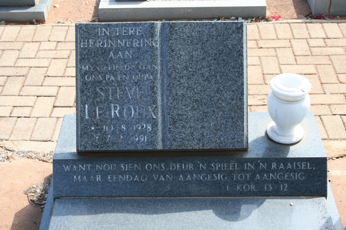 ROUX Steve, le 1928-1991