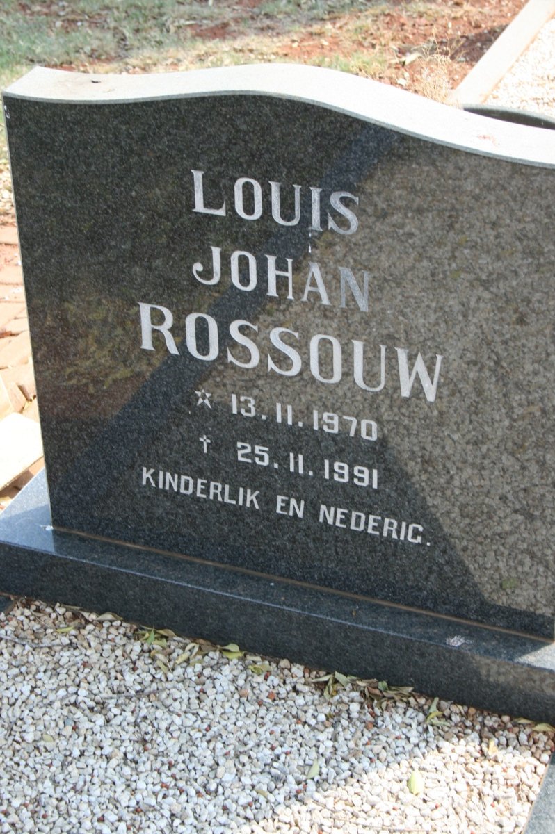 ROSSOUW Louis Johan 1970-1991