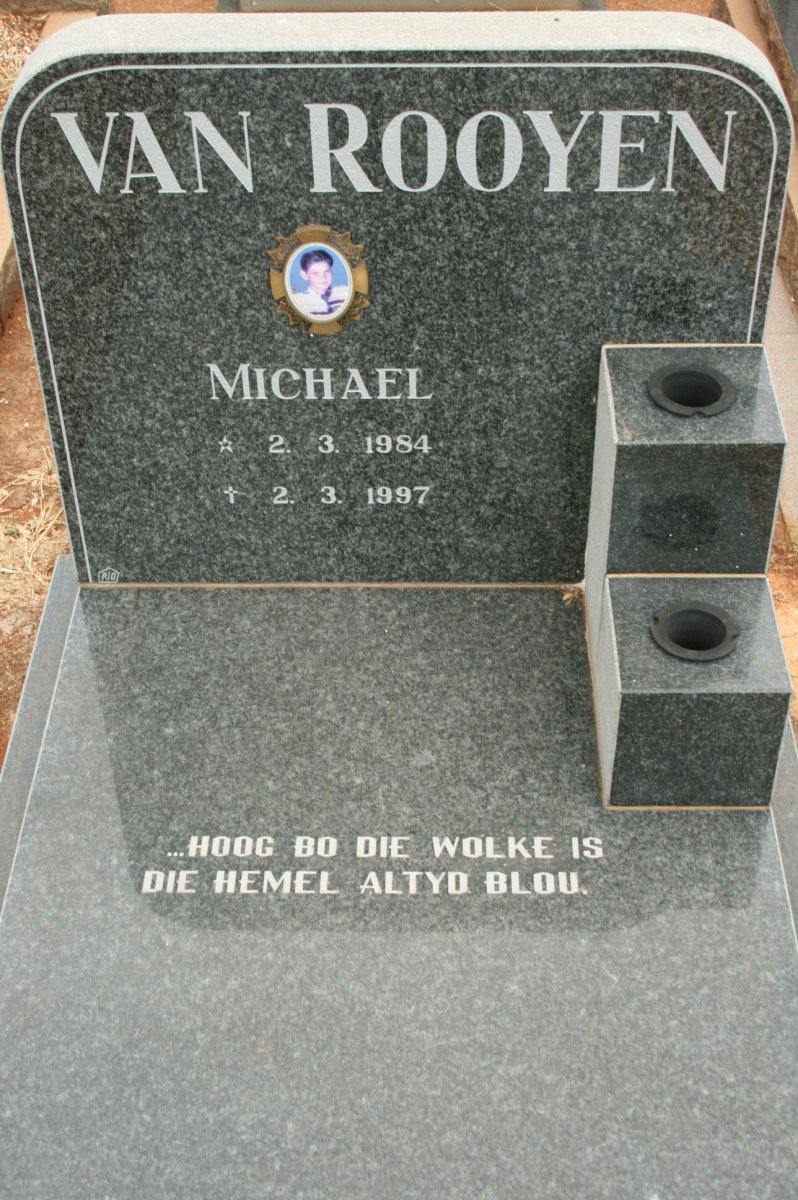ROOYEN Michael, van 1984-1997