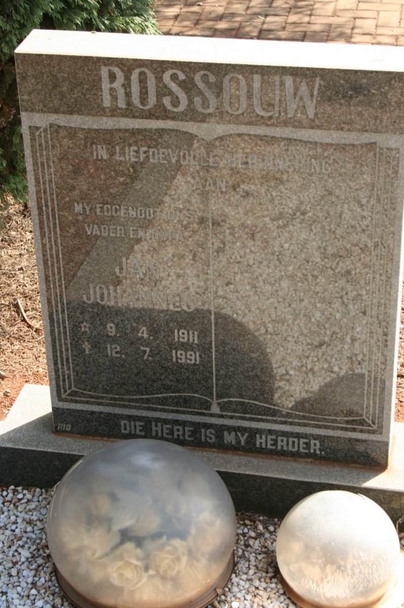ROSSOUW Jan Johannes 1911-1991