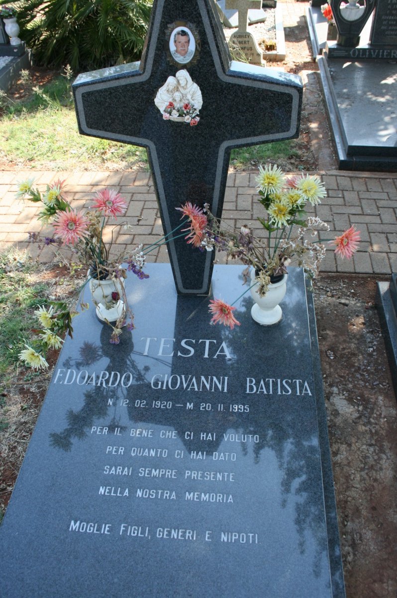 TESTA Edoardo Giovanni Batista 1920-1995