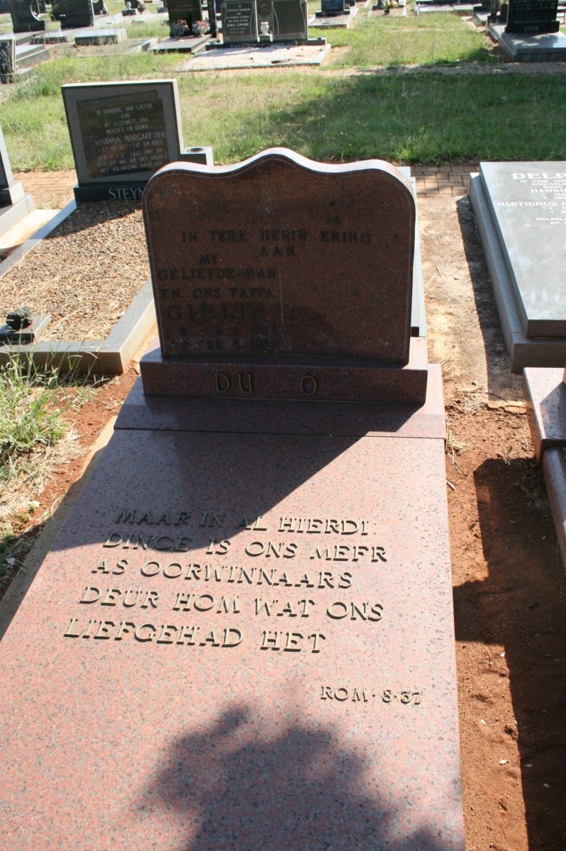 TOIT Gielie, du 1938-1989