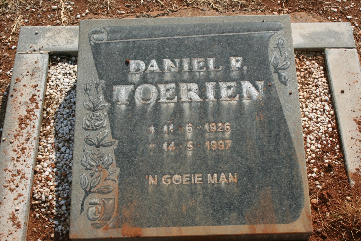 TOERIEN Daniel F. 1926-1997
