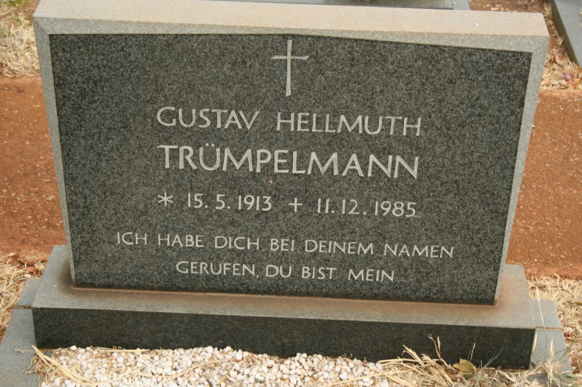 TRÜMPELMANN Gustav Hellmuth 1913-1985