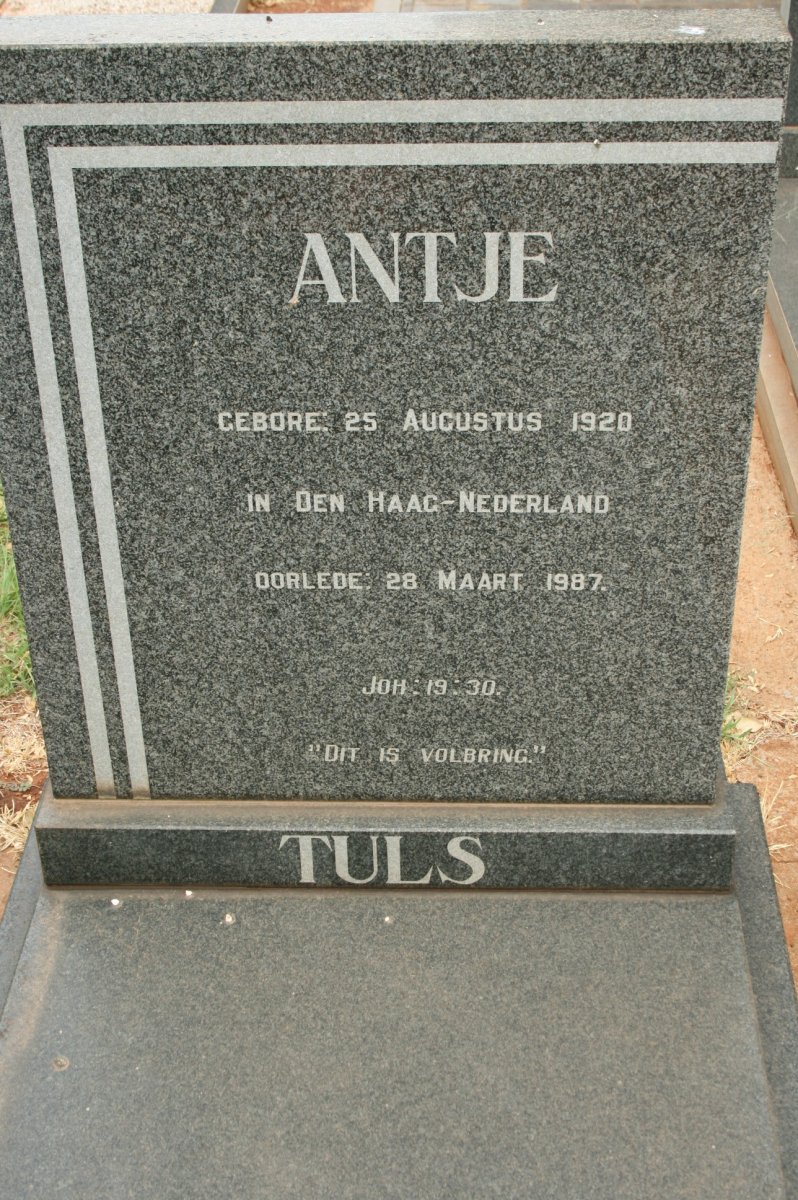 TULS Antje 1920-1987