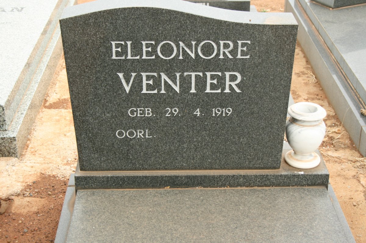 VENTER Eleonore 1919-
