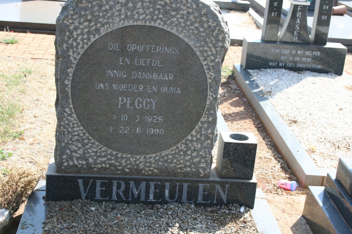 VERMEULEN Peggy 1925-1990