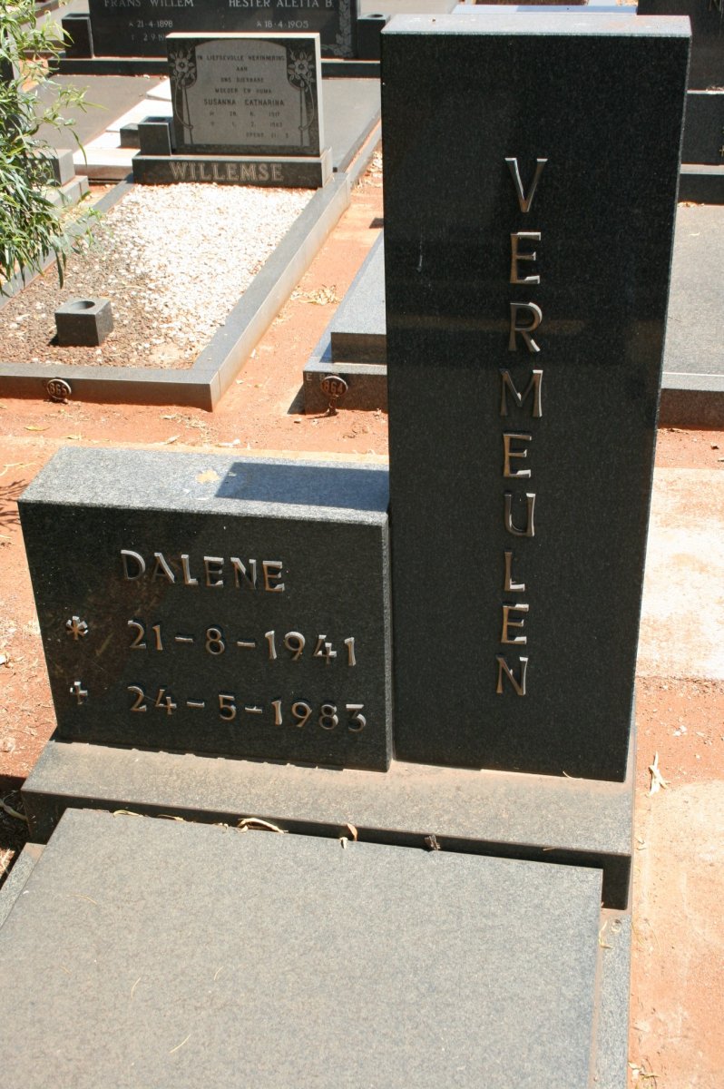 VERMEULEN Dalene 1941-1983