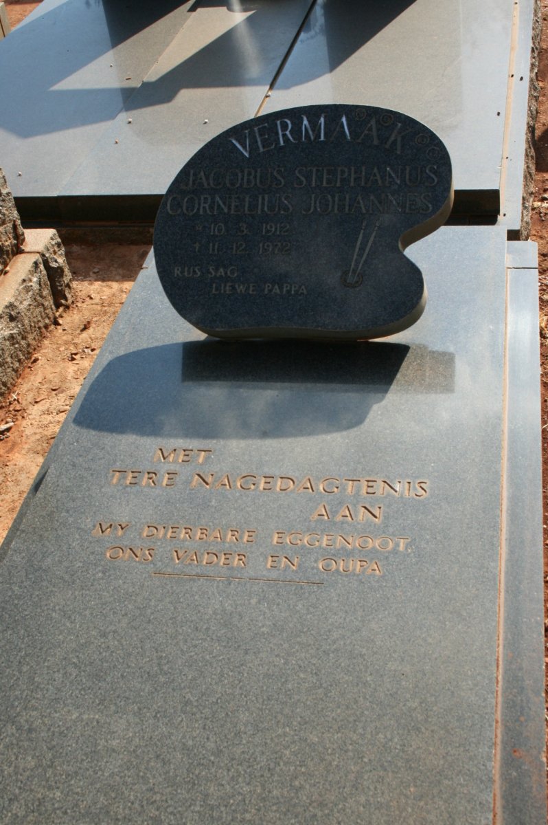 VERMAAK Jacobus Stephanus Cornelius Johannes 1912-1972