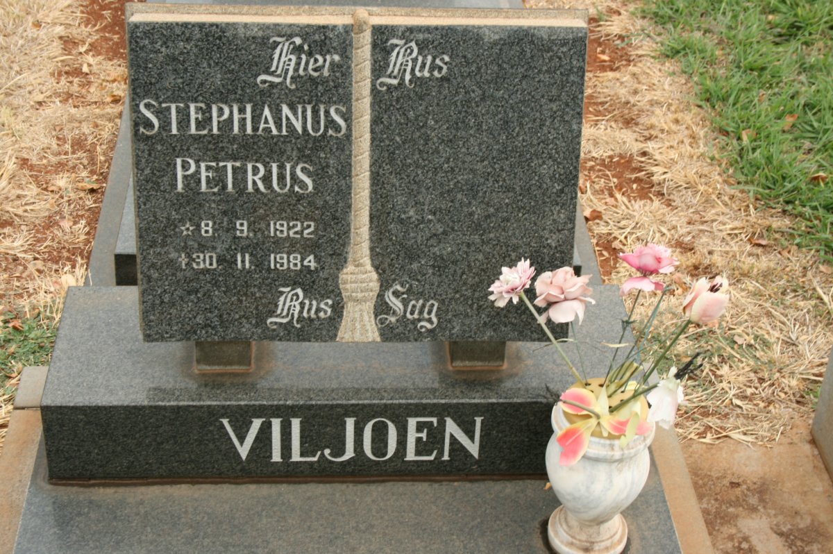 VILJOEN Stephanus Petrus 1922-1984