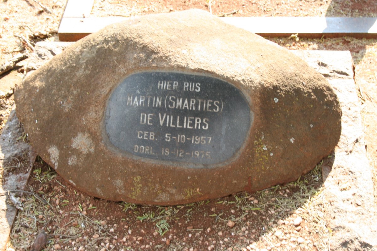 VILLIERS Martin, de 1957-1975