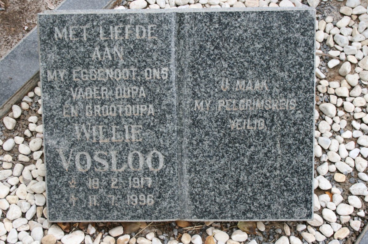VOSLOO Willie 1917-1996