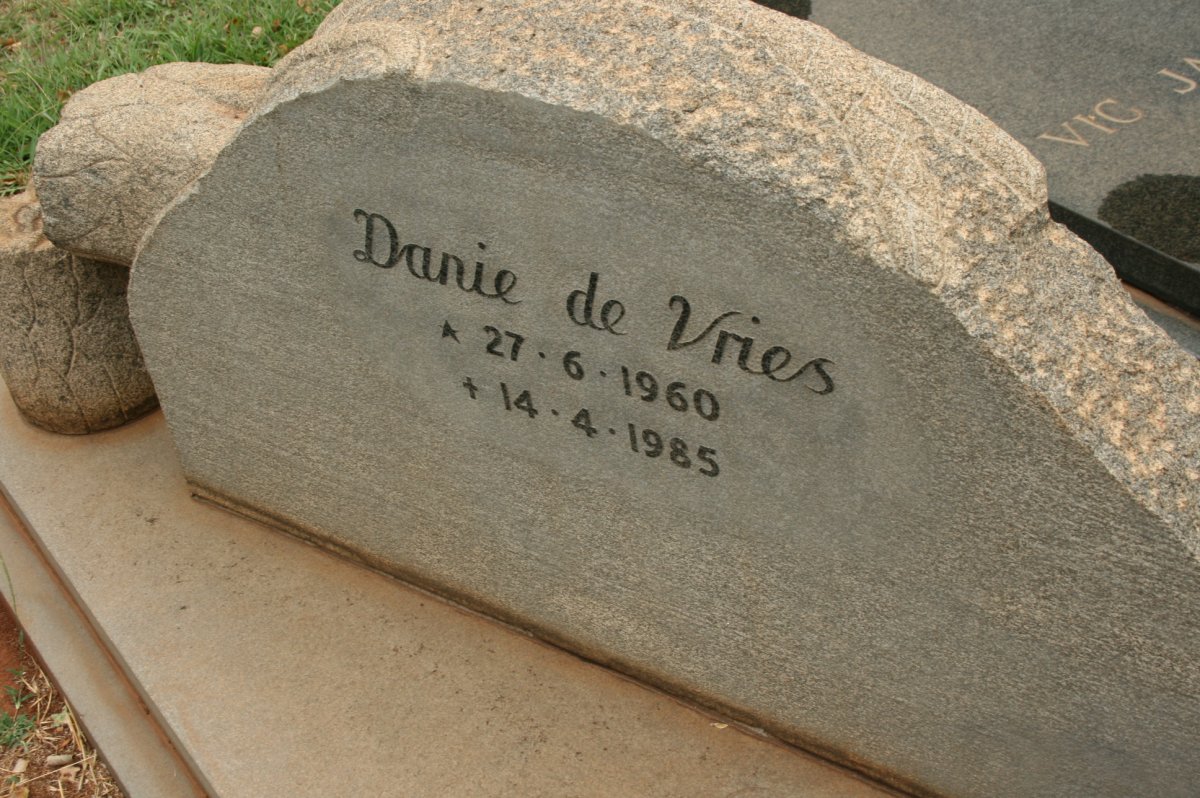 VRIES Danie, de 1960-1985