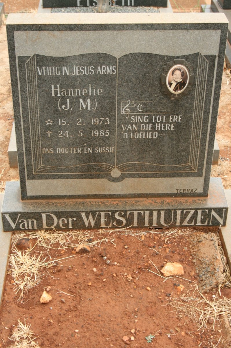 WESTHUIZEN J.M., van der 1973-1985