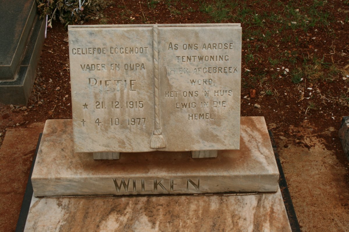 WILKIN Pietie 1915-1977